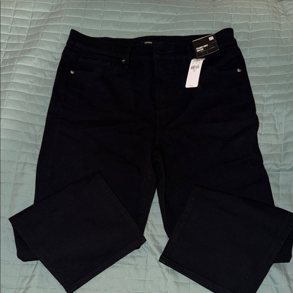 Express High Rise Black Jeans